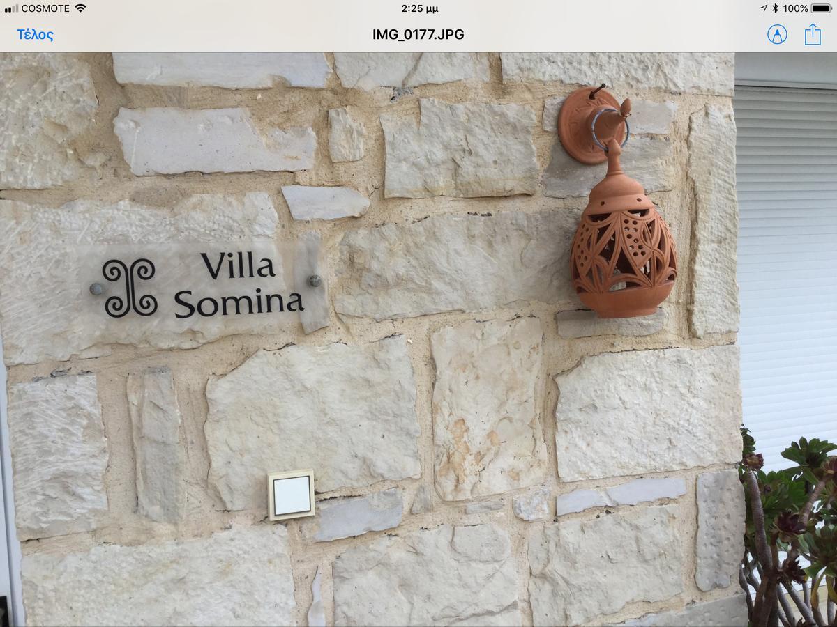 Villa Nopigia Somina Kíssamos Eksteriør billede